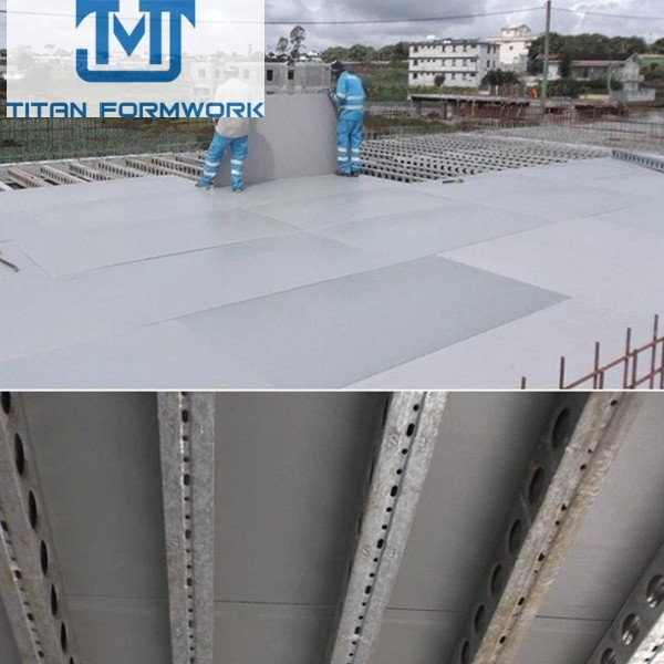 Eco-Friendly Reusable Four-Sided Edge Sealed PVC Plastic Construction Formwork high quality