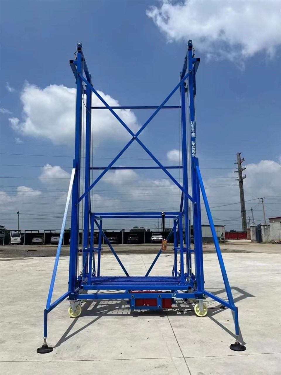 Sturdy Electric Scaffold With Adjustable Height For Versatile Use factory